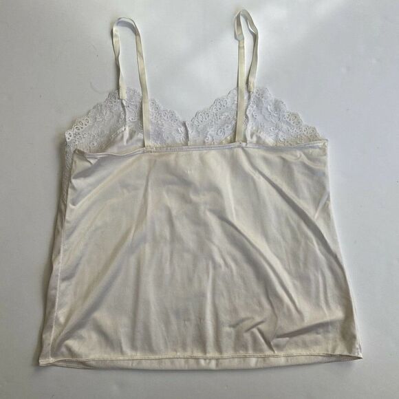 Vintage Diane von Furstenberg Camisole Nylon Lace Ivory Size 32 - Picture 7 of 12